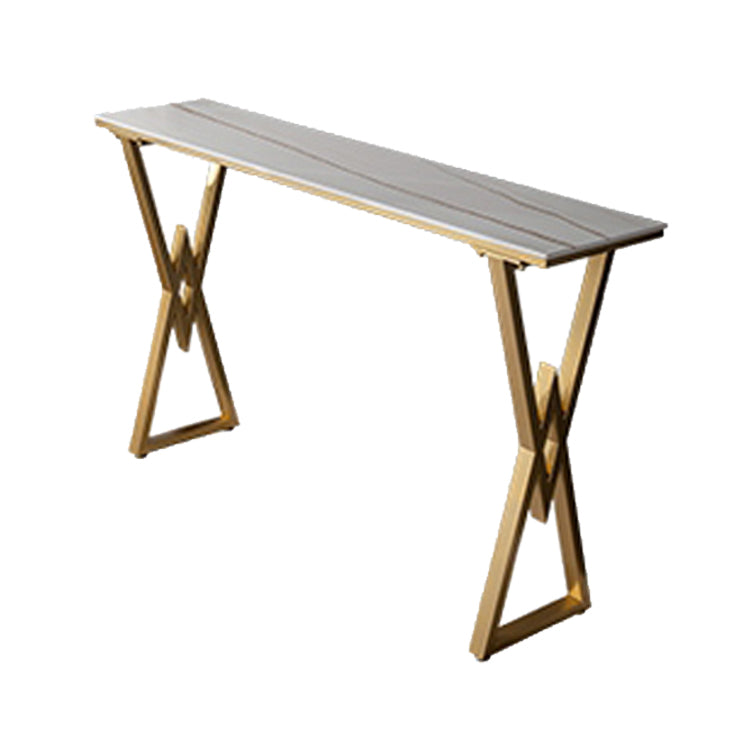 Glam 1/2/3 Pieces Sintered Stone Bar Table Set Rectangular Counter Set for Home Use Clearhalo 'Bar Furniture' 'furn' 'furn_home_bar_bar_sets' 'Furniture' 'Home Bars & Bar Sets' 'home_bar_bar_sets' 'Kitchen & Dining Furniture' 5780636