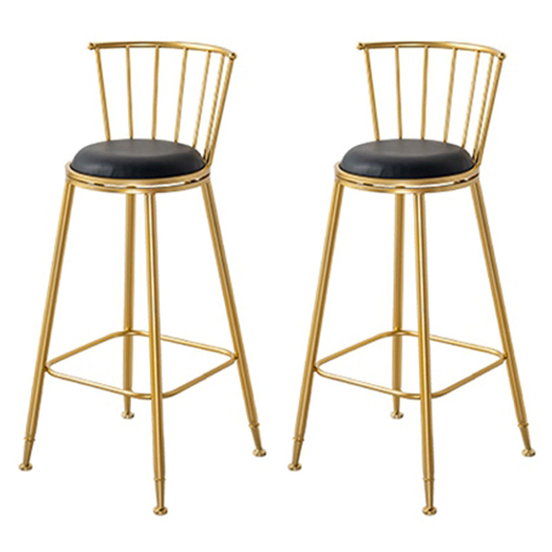 Glam 1/2/3 Pieces Sintered Stone Bar Table Set Rectangular Counter Set for Home Use Black 30"H Stools (Set of 2) Clearhalo 'Bar Furniture' 'furn' 'furn_home_bar_bar_sets' 'Furniture' 'Home Bars & Bar Sets' 'home_bar_bar_sets' 'Kitchen & Dining Furniture' 5780641
