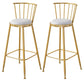 Glam 1/2/3 Pieces Sintered Stone Bar Table Set Rectangular Counter Set for Home Use White 30"H Stools (Set of 2) Clearhalo 'Bar Furniture' 'furn' 'furn_home_bar_bar_sets' 'Furniture' 'Home Bars & Bar Sets' 'home_bar_bar_sets' 'Kitchen & Dining Furniture' 5780643