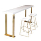 Walnut Solid Wood Bar Table Set 1/2/3/5 Pcs Glam Bar Table and Stools 3 Pieces: Table, 2 Stools Clearhalo 'Bar Furniture' 'furn' 'furn_home_bar_bar_sets' 'Furniture' 'Home Bars & Bar Sets' 'home_bar_bar_sets' 'Kitchen & Dining Furniture' 5780663