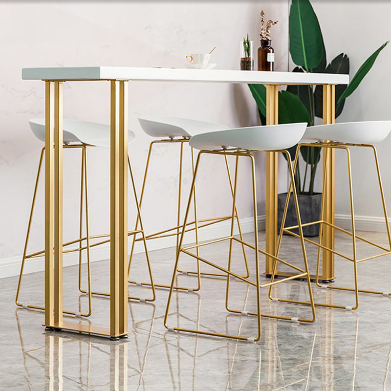 Walnut Solid Wood Bar Table Set 1/2/3/5 Pcs Glam Bar Table and Stools Clearhalo 'Bar Furniture' 'furn' 'furn_home_bar_bar_sets' 'Furniture' 'Home Bars & Bar Sets' 'home_bar_bar_sets' 'Kitchen & Dining Furniture' 5780676
