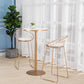 Round 1/2/3/4 Pieces Pub Dining Set Modern Metal Living Room Counter Height Set Clearhalo 'Bar Furniture' 'furn' 'furn_home_bar_bar_sets' 'Furniture' 'Home Bars & Bar Sets' 'home_bar_bar_sets' 'Kitchen & Dining Furniture' 5780688