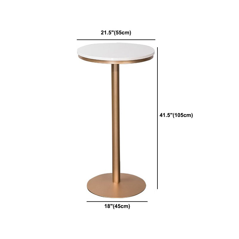 Round 1/2/3/4 Pieces Pub Dining Set Modern Metal Living Room Counter Height Set Clearhalo 'Bar Furniture' 'furn' 'furn_home_bar_bar_sets' 'Furniture' 'Home Bars & Bar Sets' 'home_bar_bar_sets' 'Kitchen & Dining Furniture' 5780709