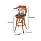 Industrial 1/2/3 Pieces Round Bar Table Set Solid Wood Bar Table Set for Home Use