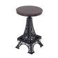 Industrial 1/2/3 Pieces Round Bar Table Set Solid Wood Bar Table Set for Dining Room