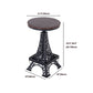 Industrial 1/2/3 Pieces Round Bar Table Set Solid Wood Bar Table Set for Dining Room