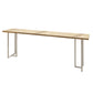 Rectangular Solid Wood Bar Table Set 1/5/6 Pieces Counter Table with Backless Stools Wood 110"L x 18"W Clearhalo 'Bar Furniture' 'furn' 'furn_home_bar_bar_sets' 'Furniture' 'Home Bars & Bar Sets' 'home_bar_bar_sets' 'Kitchen & Dining Furniture' 5780846