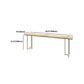 Rectangular Solid Wood Bar Table Set 1/5/6 Pieces Counter Table with Backless Stools Clearhalo 'Bar Furniture' 'furn' 'furn_home_bar_bar_sets' 'Furniture' 'Home Bars & Bar Sets' 'home_bar_bar_sets' 'Kitchen & Dining Furniture' 5780854