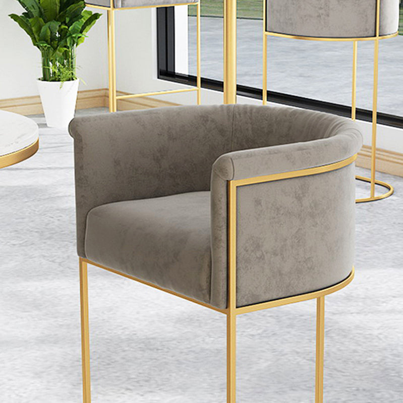 Glam Bar Set 1/2/4/7 Pcs Marble Bar Table with Upholstered Stools Clearhalo 'Bar Furniture' 'furn' 'furn_home_bar_bar_sets' 'Furniture' 'Home Bars & Bar Sets' 'home_bar_bar_sets' 'Kitchen & Dining Furniture' 5780868