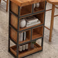 Contemporary Rectangle Bar Table Set 1/2/4/7 Pcs Solid Wood Bar Table and Bar Stools Clearhalo 'Bar Furniture' 'furn' 'furn_home_bar_bar_sets' 'Furniture' 'Home Bars & Bar Sets' 'home_bar_bar_sets' 'Kitchen & Dining Furniture' 5780893