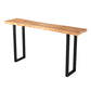 Ensemble de Table de Bar rectangulaire en bois massif, Table de comptoir 1/5/9 pièces avec tabourets sans dossier