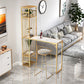 Glam opklapbare bartafelset 1/2-delige bartafel en barkrukken met metalen frame