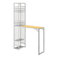 Glam opklapbare bartafelset 1/2-delige bartafel en barkrukken met metalen frame