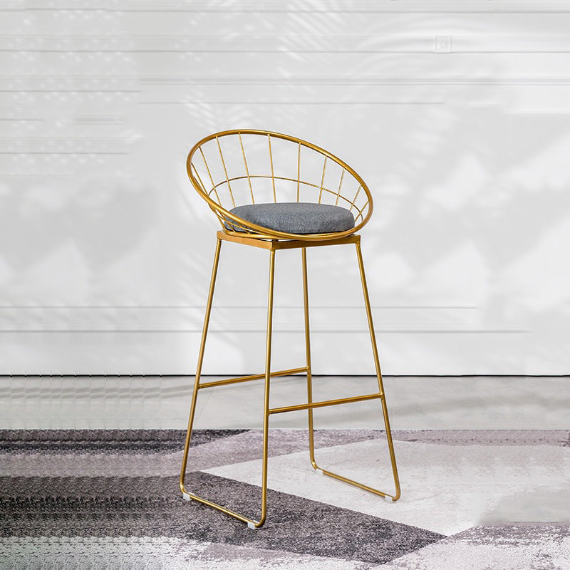 Glam opklapbare bartafelset 1/2-delige bartafel en barkrukken met metalen frame