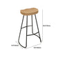 Juego de mesa de bar rectangular de madera maciza, mesa de mostrador de 1/5 piezas con taburetes sin respaldo