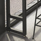 Set tavolo da bar moderno da 1/7 pezzi Tavolo da bancone rettangolare in legno di pino con sgabelli alti per bar