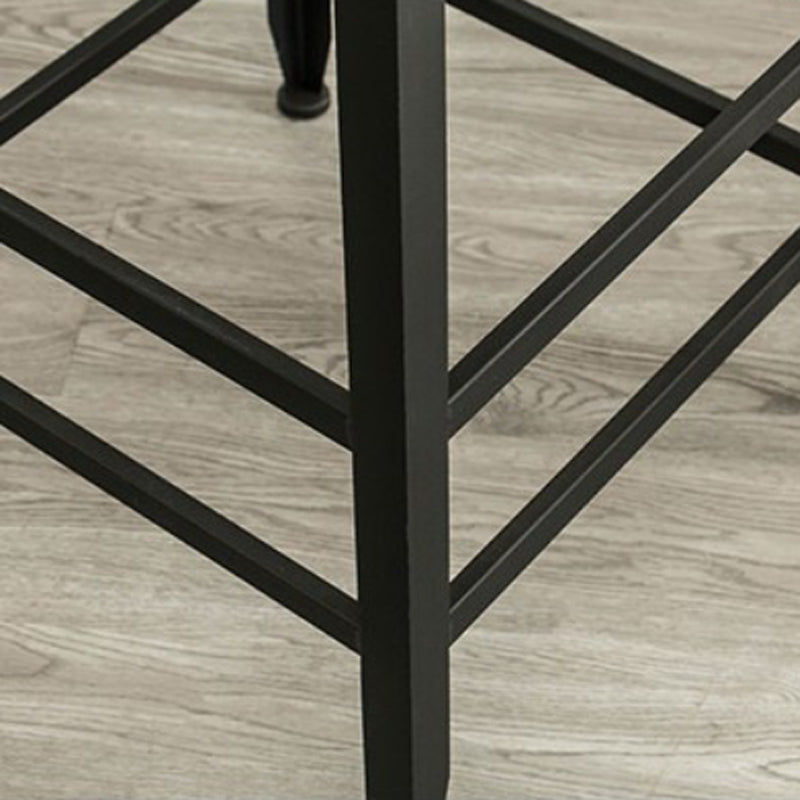 Industrial 1/2/9 Pieces Bar Table Set Rectangle Pine Wood Counter Table with High Stools Clearhalo 'Bar Furniture' 'furn' 'furn_home_bar_bar_sets' 'Furniture' 'Home Bars & Bar Sets' 'home_bar_bar_sets' 'Kitchen & Dining Furniture' 5781086