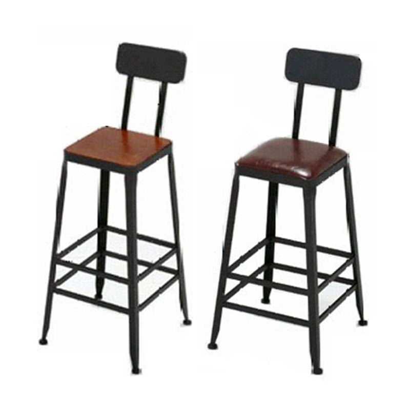 Industrial 1/2/9 Pieces Bar Table Set Rectangle Pine Wood Counter Table with High Stools Clearhalo 'Bar Furniture' 'furn' 'furn_home_bar_bar_sets' 'Furniture' 'Home Bars & Bar Sets' 'home_bar_bar_sets' 'Kitchen & Dining Furniture' 5781089