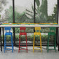 Ensemble de Table de Bar moderne 1/5/9 pièces, Table de comptoir rectangulaire en bois avec tabourets hauts pour café
