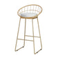 Glam 1/5/7 Pieces Bar Table Set Rectangle Stone Counter Table for Milk Tea Shop Beige 30"H Stool (Single) Clearhalo 'Bar Furniture' 'furn' 'furn_home_bar_bar_sets' 'Furniture' 'Home Bars & Bar Sets' 'home_bar_bar_sets' 'Kitchen & Dining Furniture' 5781142