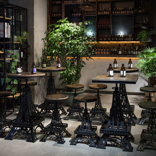 Industrial Wood Bar Tisch Set 1/2/3 Stücke Metallzähler für den Heimgebrauch