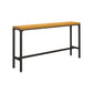 Industrial 1/6/11 Pieces Bar Table Set Rectangle Wood Counter Table with Stools for Cafe Clearhalo 'Bar Furniture' 'furn' 'furn_home_bar_bar_sets' 'Furniture' 'Home Bars & Bar Sets' 'home_bar_bar_sets' 'Kitchen & Dining Furniture' 5781197