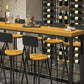 Industrial 1/6/11 Pieces Bar Table Set Rectangle Wood Counter Table with Stools for Cafe Clearhalo 'Bar Furniture' 'furn' 'furn_home_bar_bar_sets' 'Furniture' 'Home Bars & Bar Sets' 'home_bar_bar_sets' 'Kitchen & Dining Furniture' 5781204