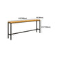 Industrial 1/6/11 Pieces Bar Table Set Rectangle Wood Counter Table with Stools for Cafe Clearhalo 'Bar Furniture' 'furn' 'furn_home_bar_bar_sets' 'Furniture' 'Home Bars & Bar Sets' 'home_bar_bar_sets' 'Kitchen & Dining Furniture' 5781215