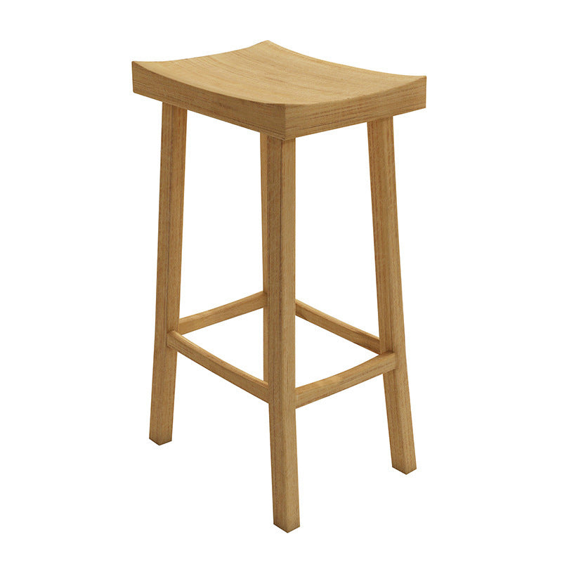 Glam 1/5 Pieces Bar Table Set Rectangle Wood Counter Table for Kitchen 1 Wood Stool Clearhalo 'Bar Furniture' 'furn' 'furn_home_bar_bar_sets' 'Furniture' 'Home Bars & Bar Sets' 'home_bar_bar_sets' 'Kitchen & Dining Furniture' 5781221