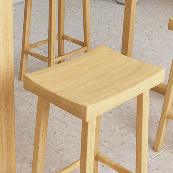 Glam 1/5 Pieces Bar Table Set Rectangle Wood Counter Table for Kitchen Clearhalo 'Bar Furniture' 'furn' 'furn_home_bar_bar_sets' 'Furniture' 'Home Bars & Bar Sets' 'home_bar_bar_sets' 'Kitchen & Dining Furniture' 5781226