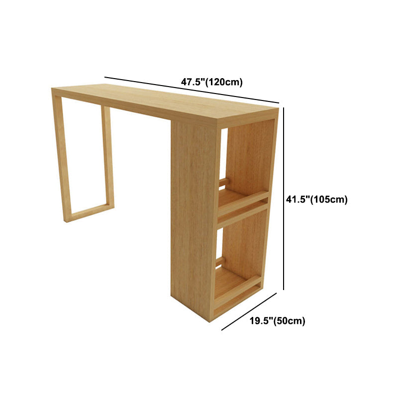 Glam 1/5 Pieces Bar Table Set Rectangle Wood Counter Table for Kitchen Clearhalo 'Bar Furniture' 'furn' 'furn_home_bar_bar_sets' 'Furniture' 'Home Bars & Bar Sets' 'home_bar_bar_sets' 'Kitchen & Dining Furniture' 5781230