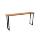 Modern 1/4 Pieces Bar Table Set Rectangle Pine Wood Counter Table with Stools for Balcony Clearhalo 'Bar Furniture' 'furn' 'furn_home_bar_bar_sets' 'Furniture' 'Home Bars & Bar Sets' 'home_bar_bar_sets' 'Kitchen & Dining Furniture' 5781301