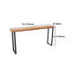 Modern 1/4 Pieces Bar Table Set Rectangle Pine Wood Counter Table with Stools for Balcony Clearhalo 'Bar Furniture' 'furn' 'furn_home_bar_bar_sets' 'Furniture' 'Home Bars & Bar Sets' 'home_bar_bar_sets' 'Kitchen & Dining Furniture' 5781311