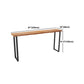 Modern 1/4 Pieces Bar Table Set Rectangle Pine Wood Counter Table with Stools for Balcony Clearhalo 'Bar Furniture' 'furn' 'furn_home_bar_bar_sets' 'Furniture' 'Home Bars & Bar Sets' 'home_bar_bar_sets' 'Kitchen & Dining Furniture' 5781316