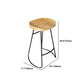Modern 1/4 Pieces Bar Table Set Rectangle Pine Wood Counter Table with Stools for Balcony Clearhalo 'Bar Furniture' 'furn' 'furn_home_bar_bar_sets' 'Furniture' 'Home Bars & Bar Sets' 'home_bar_bar_sets' 'Kitchen & Dining Furniture' 5781321