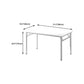 29.5" H Rectangular Writing Desk Contemporary Wood Office Desk Clearhalo 'furn' 'furn_office_desk' 'Furniture' 'Office Desks' 'Office Furniture' 'office_desk' 5781652