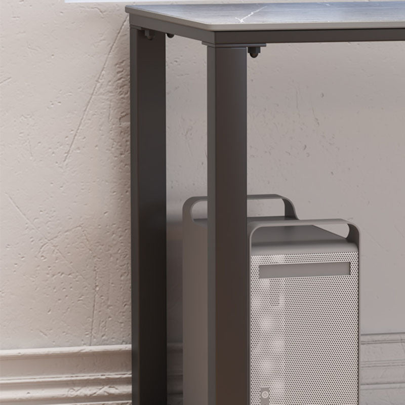 MODERNA DESCIO DI SCRITTURA LASTANTE L Home Office con gambe metalliche