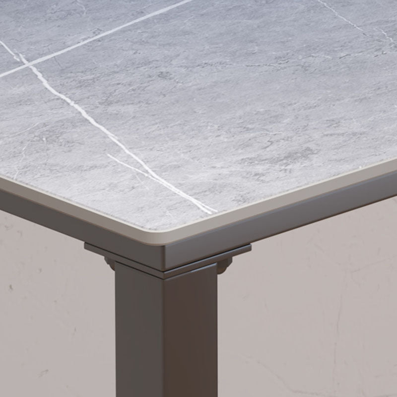 MODERNA DESCIO DI SCRITTURA LASTANTE L Home Office con gambe metalliche