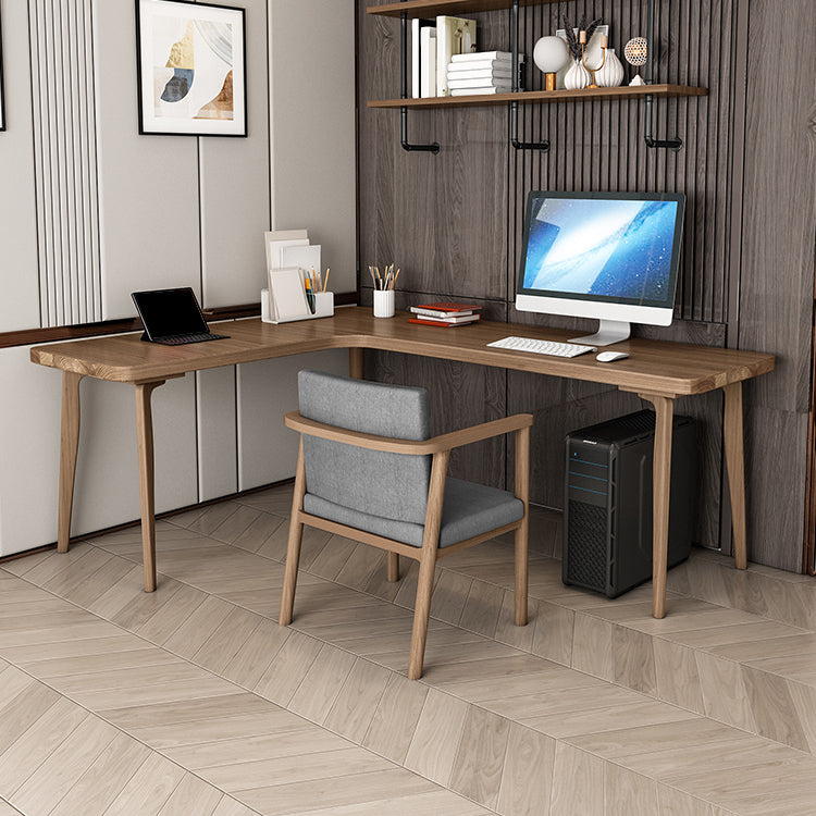 Scrivania per uffici a forma di L semplice da 29,6 pollici per la casa per camera da letto e soggiorno