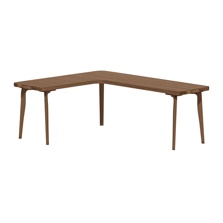 Scrivania per uffici a forma di L semplice da 29,6 pollici per la casa per camera da letto e soggiorno