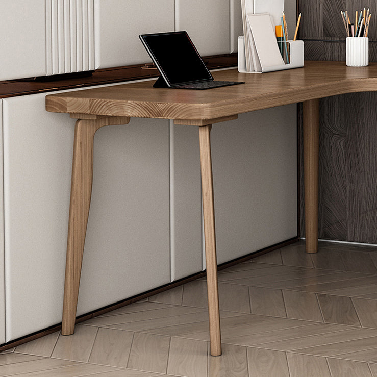Scrivania per uffici a forma di L semplice da 29,6 pollici per la casa per camera da letto e soggiorno
