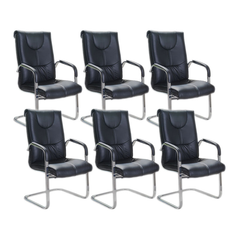 Sedia moderna sedia a bracciola a bracciola sedia in pelle posteriore alta