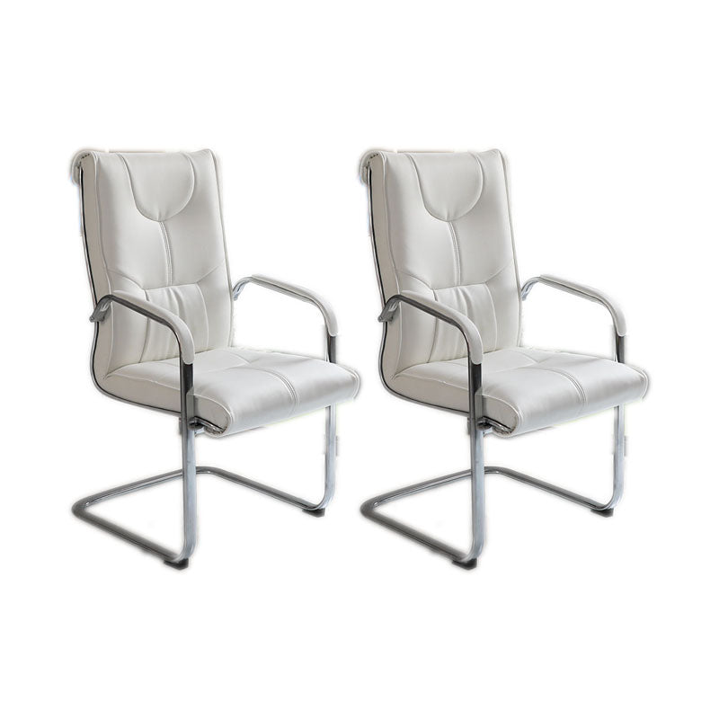 Sedia moderna sedia a bracciola a bracciola sedia in pelle posteriore alta