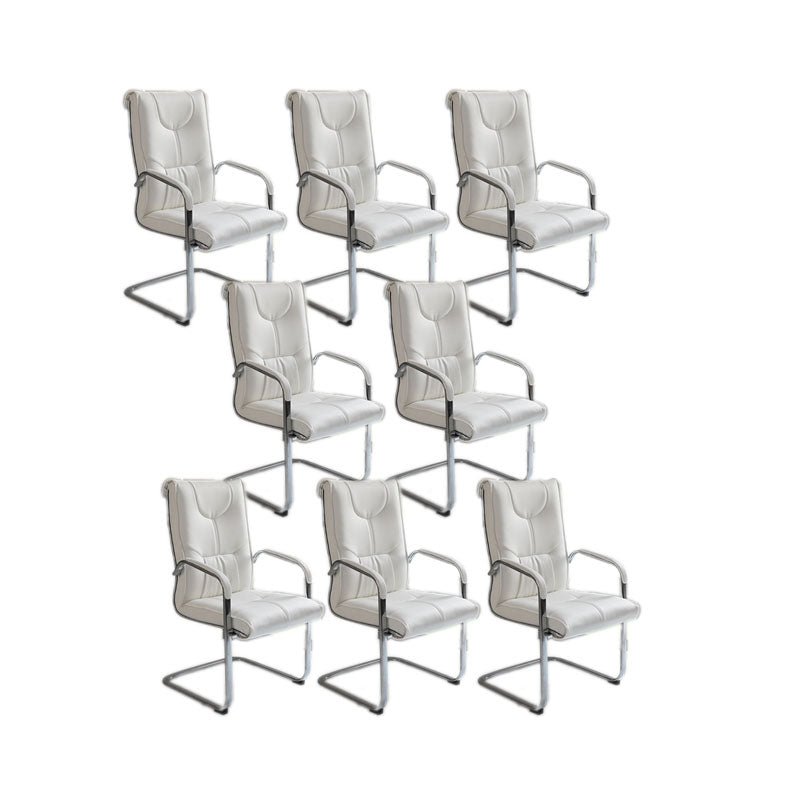 Sedia moderna sedia a bracciola a bracciola sedia in pelle posteriore alta