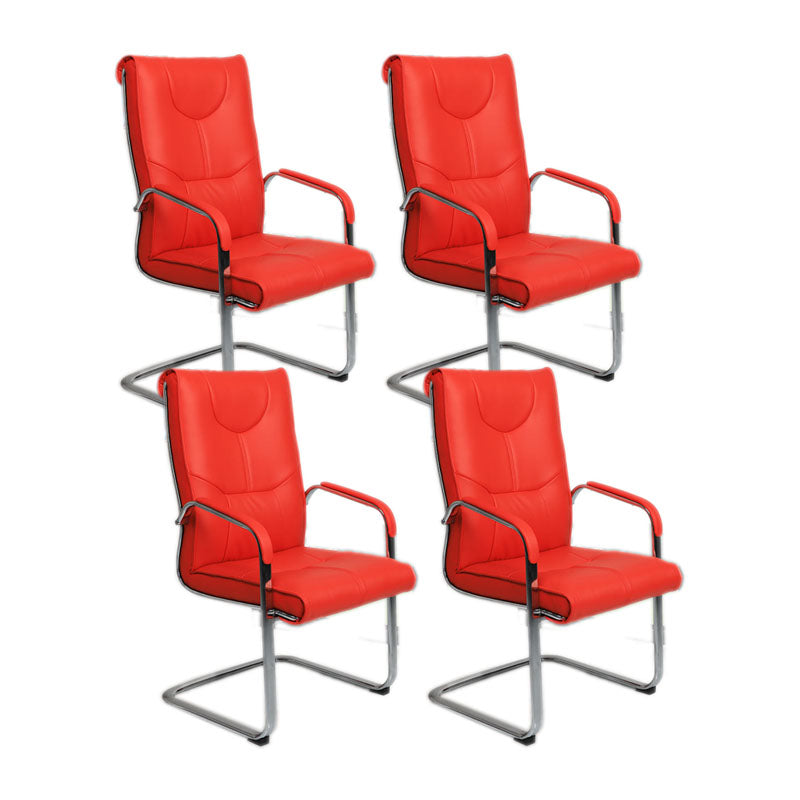 Sedia moderna sedia a bracciola a bracciola sedia in pelle posteriore alta