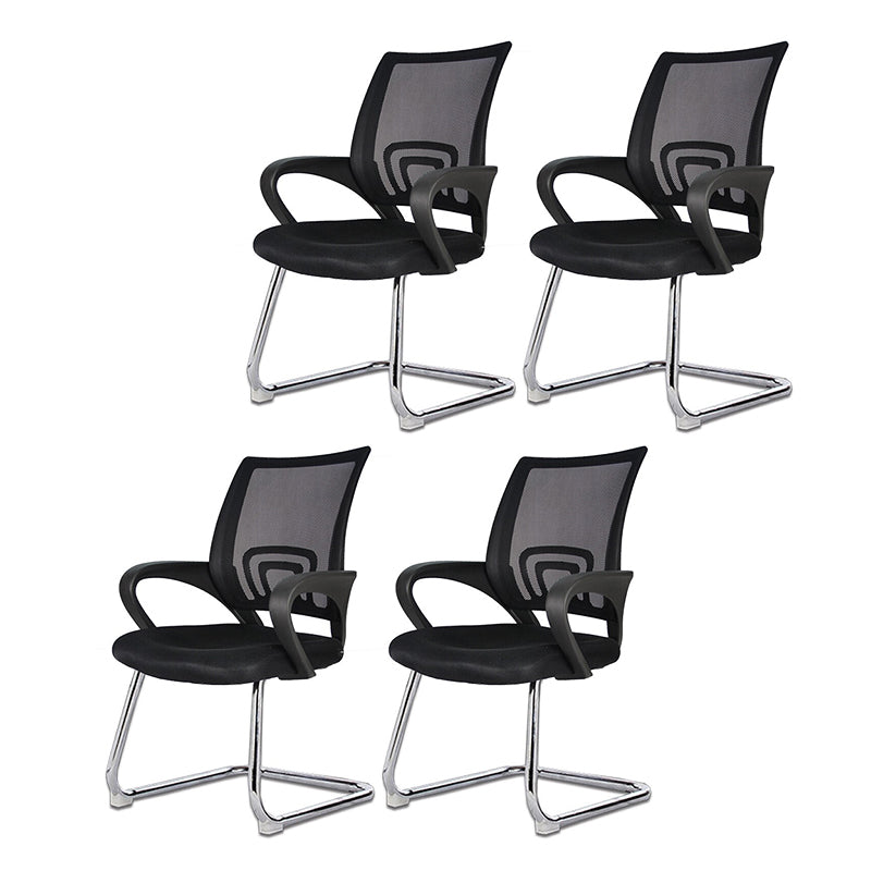 Nessuna sedia da scrivania a braccia fissa a braccia fissa sedia posteriore traspirante