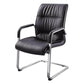 No Wheels Modern Conference Chair Fixed Arms Leather Management Conference Chair Clearhalo 'furn' 'furn_office_chair' 'Furniture' 'Office Chairs' 'Office Furniture' 'office_chair' 5782086