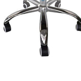 Silla de oficina de oficina giratoria contemporánea de madera sin brazo