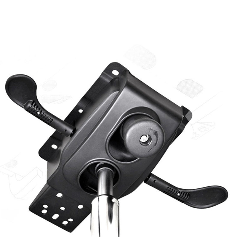 Moderne vaste armen Swivel stoel Chrome frame lederen management stoel