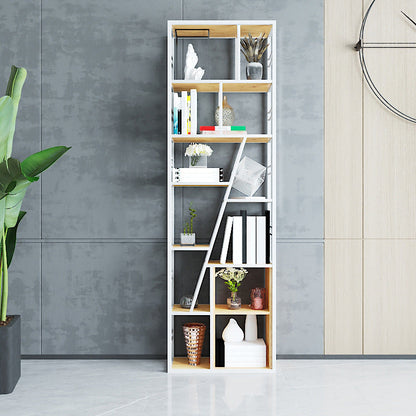 Libreria moderna di libreria in metallo da 10 "W con scaffali